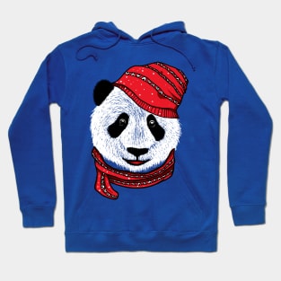 PANDA FACE SCARF Hoodie